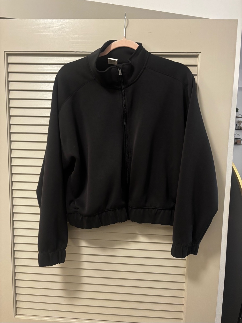 all in motion Black Bomber Jacket